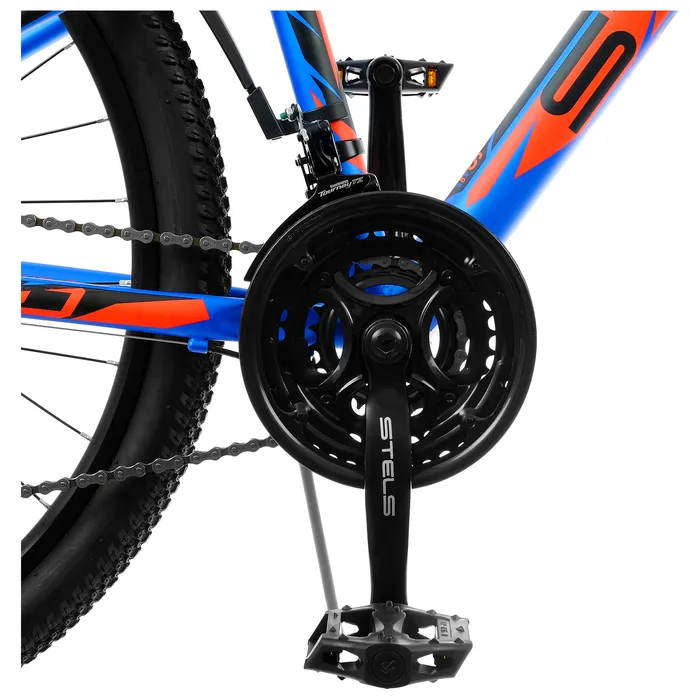 Велосипед STELS Navigator-710 MD 27.5"   18" Синий/чёрный/красный V020