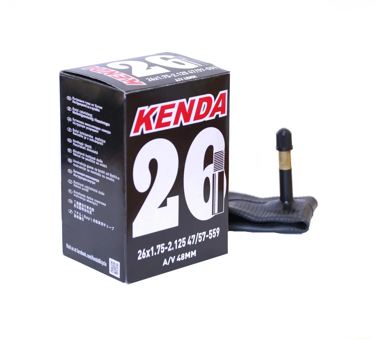 Камера 26" авто 48мм 5-514123 (новый арт. 5-516314) 1,75-2,125 (47/57-559) (50) KENDA
