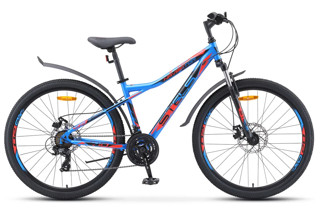 Велосипед STELS Navigator-710 MD 27.5"   16" Синий/чёрный/красный V020