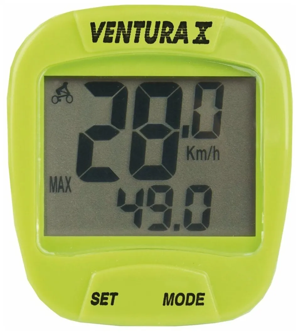 Велокомп. 5-244555 10 ф-ций (120) ЗЕЛЕНЫЙ VENTURA