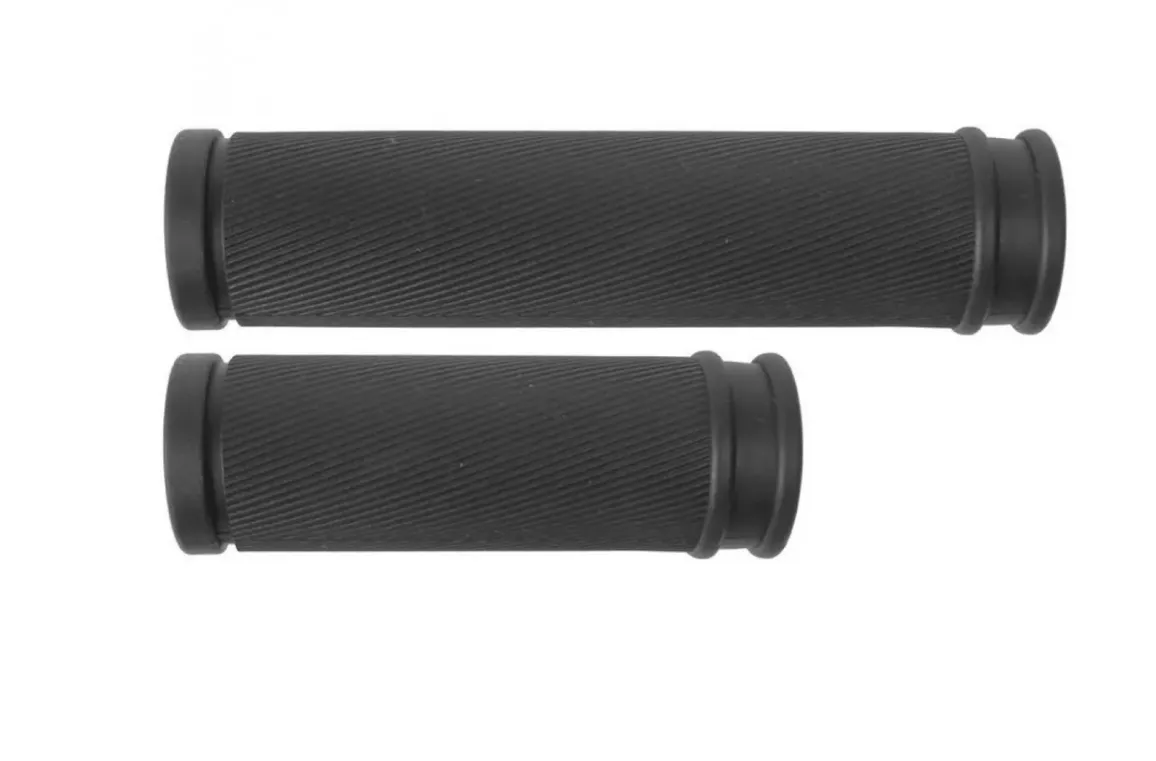 Рукоятки руля (грипсы, комплект) FORWARD 120/90 мм, под грипшифт, резиновые, New Vision, XL-G38